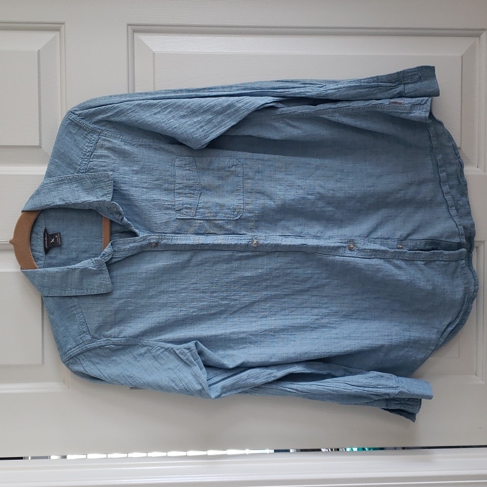 Eddie Bauer Blue Button-down Shirt